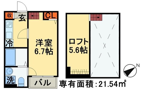 レガーロ検見川浜の物件間取画像